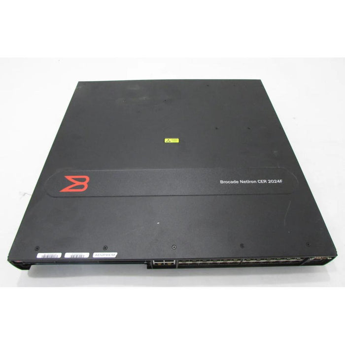 Brocade NI-CER-2024F-ADVPREM-AC 24-Port Fiber Layer 3 Switch for Enterprise Refurbished 1 Year Warranty
