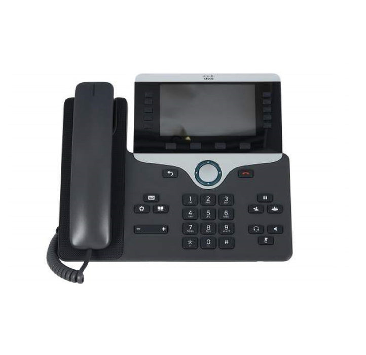 Cisco CP-8811-K9 5-Line IP Phone with Gigabit and PoE Support Refurbished 1 Year Warranty