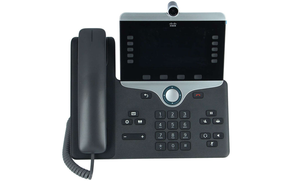Cisco CP-8845-K9 IP Phone with HD Video, Gigabit, and PoE Support Refurbished 1 Year Warranty