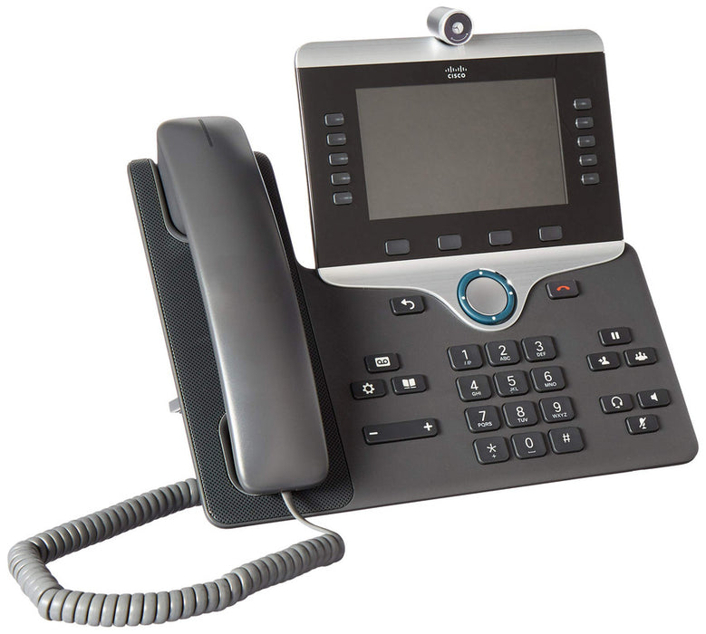 Cisco CP-8865-K9 IP Phone with HD Video, Bluetooth, and 5 Lines Refurbished 1 Year Warranty