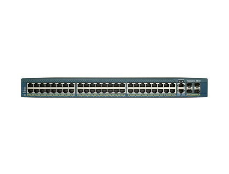 Cisco WS-C4948 48-Port Layer 3 Gigabit Switch with 4 SFP Uplinks Refurbished 1 Year Warranty