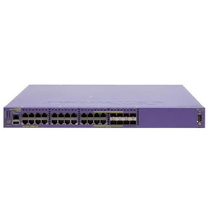 Extreme Networks 16409 X460‑24xDC 24‑Port PoE+ Layer 3 Switch with Dual DC Power