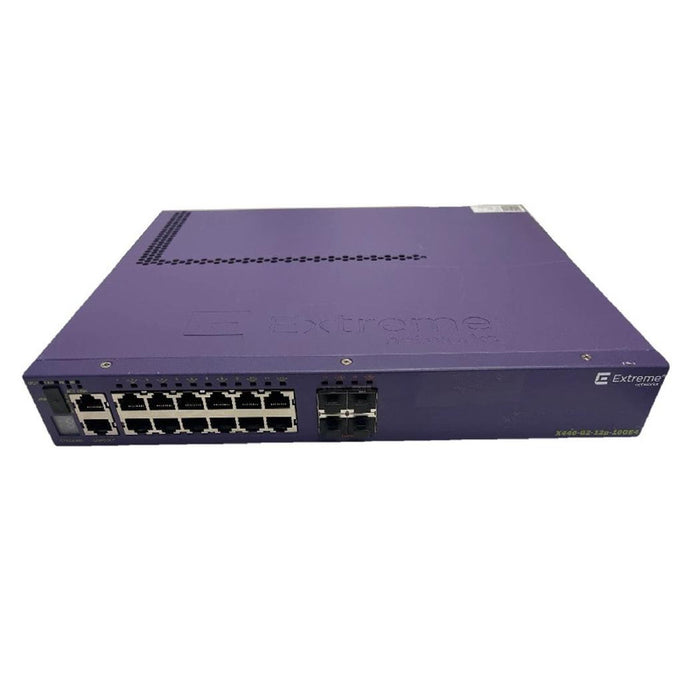 Extreme 16531 X440-G2-12p-10GE4 12-Port PoE+ Switch with 4 SFP Uplinks Refurbished 1 Year Warranty