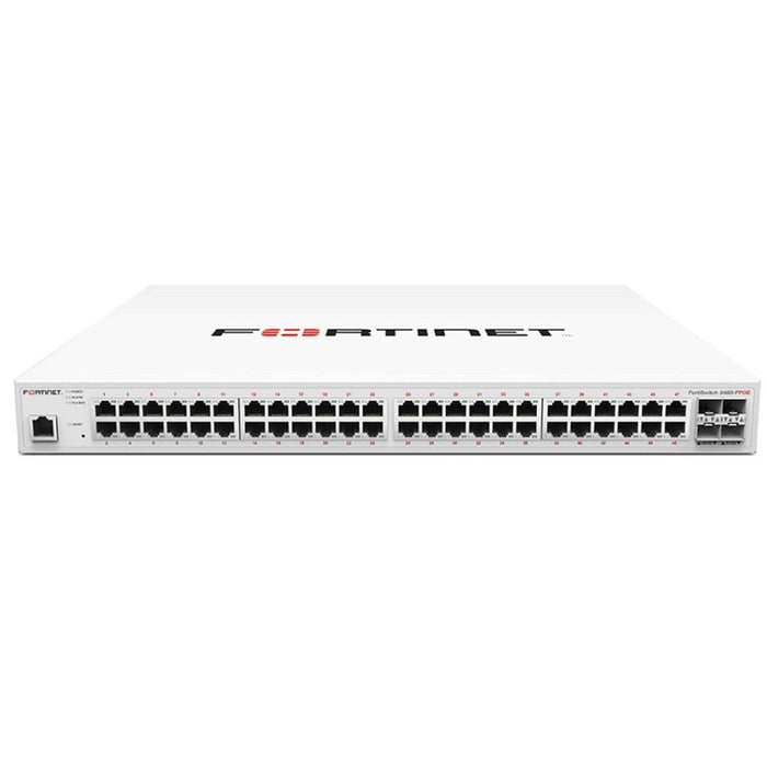 Fortinet FS-248D-FPOE 48-Port Full PoE Ethernet Switch for High-Density – High-Performance, Refurbished, 1 Year Warranty