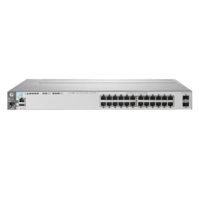 HP J9575A 24-Port PoE+ Layer 3 Switch with Advanced – High-Performance, Refurbished, 1 Year Warranty