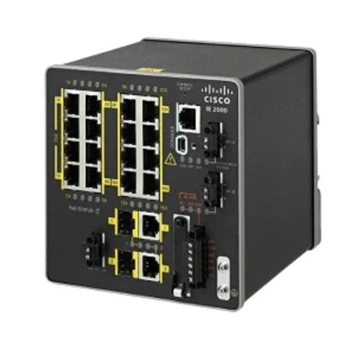 Cisco IE-2000U-16TC-GP 16-Port Industrial Ethernet Switch with PoE Support – High-Performance, Refurbished, 1 Year Warranty