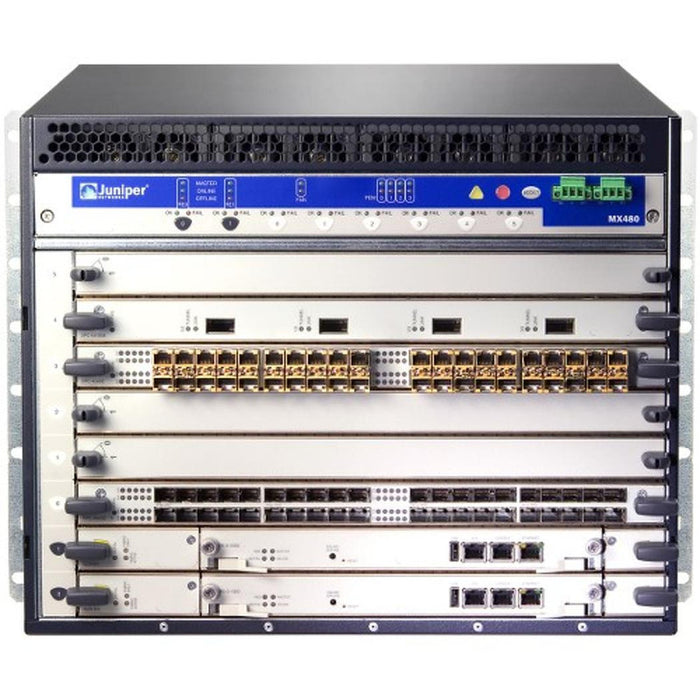 Juniper CHAS-BP-MX480-S Modular Router Chassis for MX480 Refurbished 1 Year Warranty