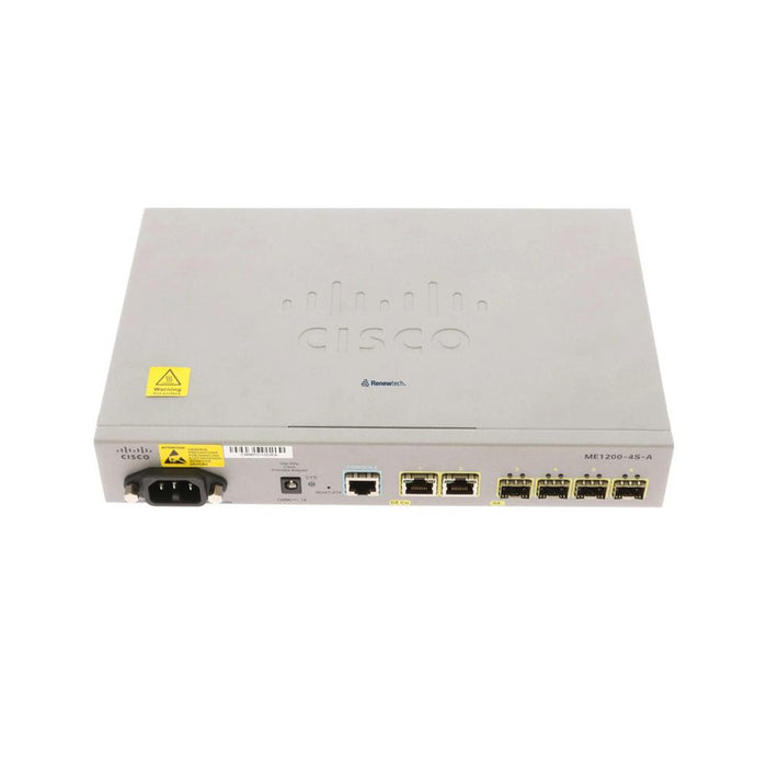 Cisco ME1200-4S-A 4-Port Compact Carrier Ethernet Switch with SFP – High-Performance, Refurbished, 1 Year Warranty