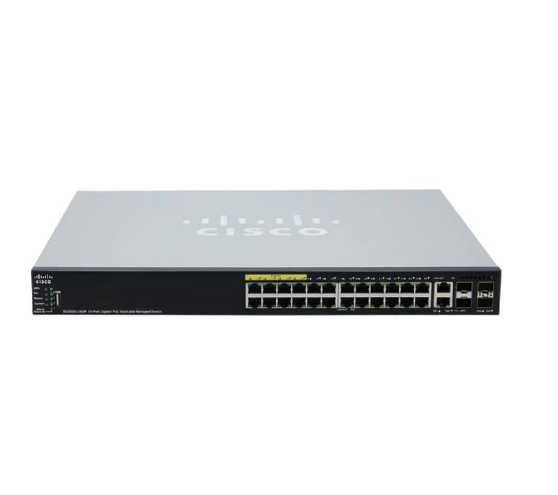 Cisco SG350‑28P‑K9 24‑Port PoE+ Gigabit Managed Switch Refurbished 1 Year Warranty