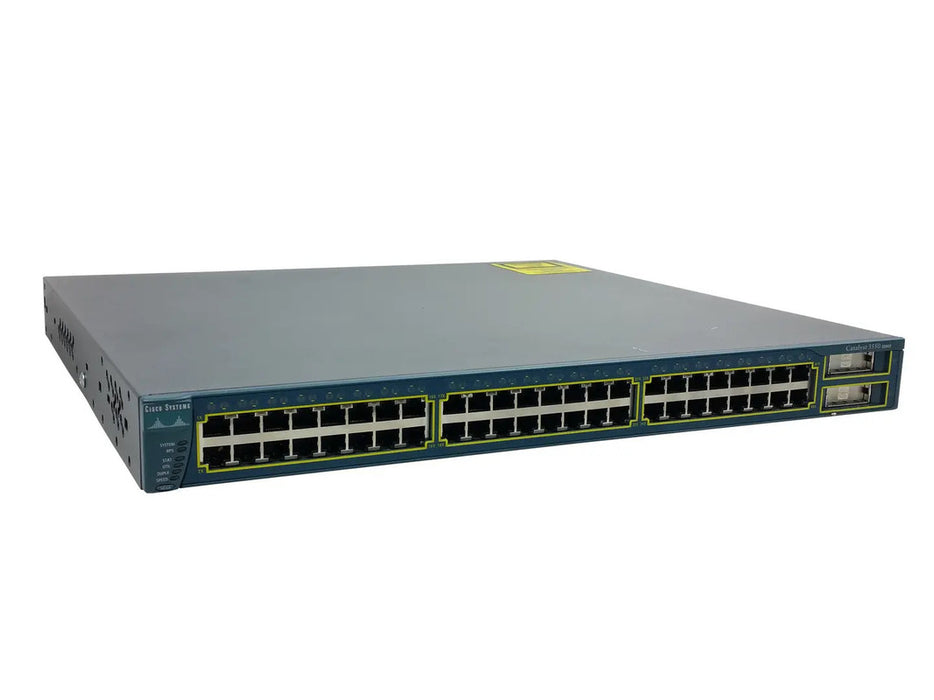 Cisco WS-C3550-48-SMI 48-Port Managed Switch with IP Routing Refurbished 1 Year Warranty
