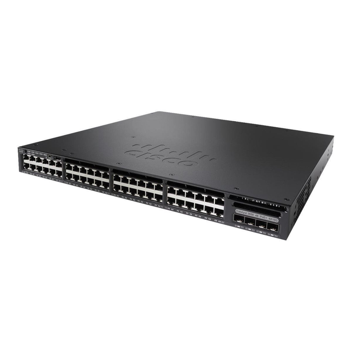 Cisco WS-C3650-48FQM-L 48x PoE+ Switch, 4x10G SFP+ - Refurbished 1 Year Warranty