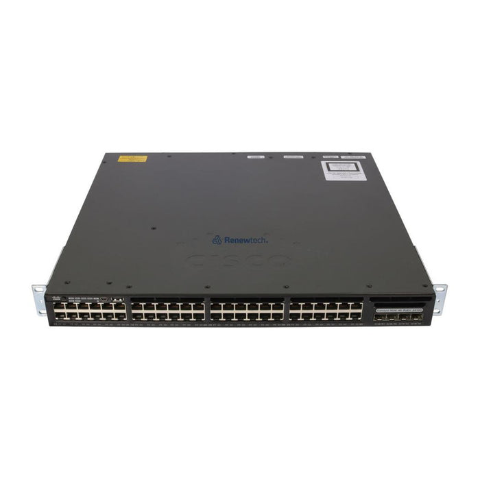 Cisco WS-C3650-48PQ-E 48x PoE+ Stackable IP Services Switch - Refurbished 1 Year Warranty