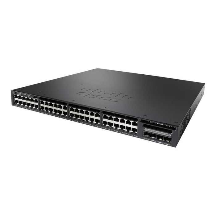 Cisco WS-C3650-48PQ-L 48x PoE+ Stackable LAN Base Switch - Refurbished 1 Year Warranty