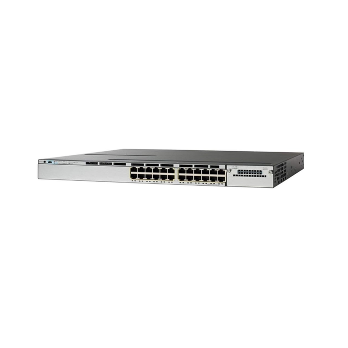 Cisco WS-C3750X-24P-S 24-Port PoE+ Stackable L3 Switch - Refurbished 1 Year Warranty