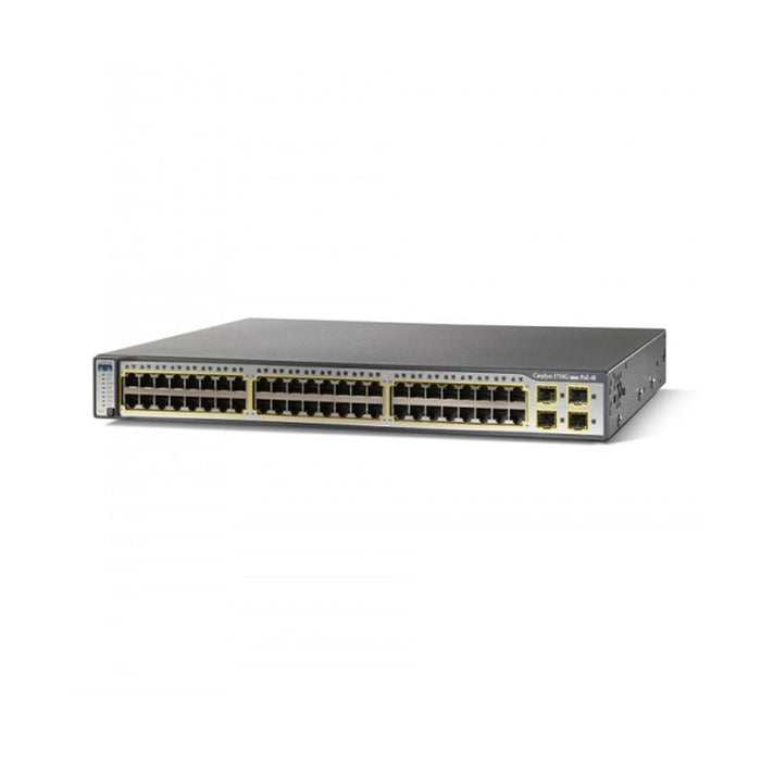 Cisco WS-C3750X-48PF-E 48-Port PoE+ Managed Switch Enterprise Grade Refurbished 1 Year Warranty
