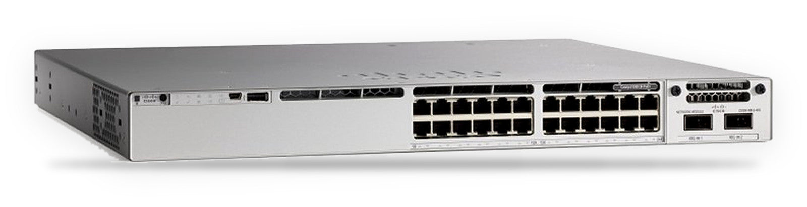 Cisco C9300-24T-A front angle