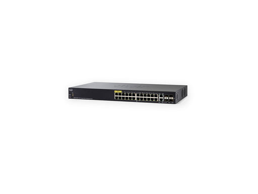 Cisco SG350-28P-K9 front angle