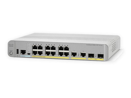 Cisco WS-C3560CX-12PC-S front angle