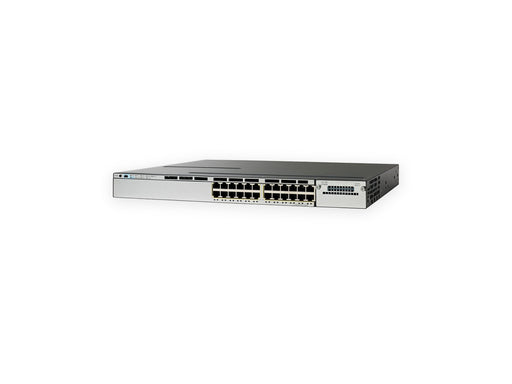 Cisco WS-C3750X-24P-S front angle
