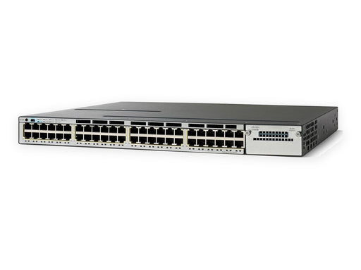 Cisco WS-C3750X-48PF-L front angle