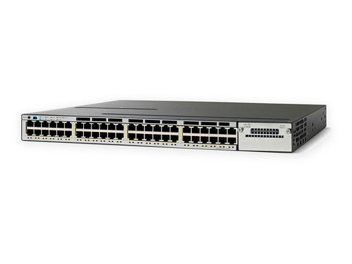 Cisco WS-C3750X-48PF-S front angle