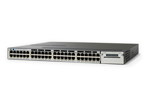 Cisco WS-C3750X-48PF-S front angle