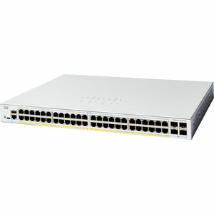 Cisco C1200-48P-4G Catalyst 1200 48-Port Gigabit PoE+ Managed Switch, 4 × 1G SFP, 375W PoE Budget - Refurbished