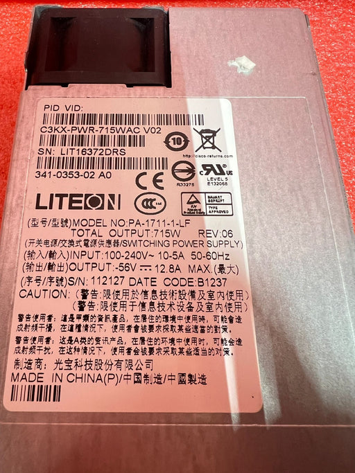 Cisco C3KX-PWR-715WAC