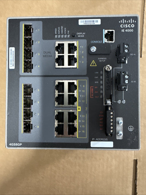Cisco IE-4000-4GS8GP4G-E