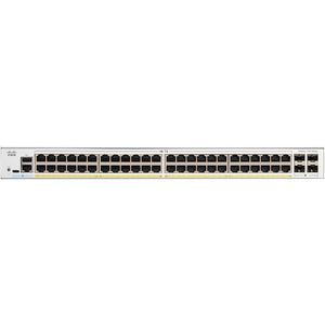 Cisco C1300-48P-4G Catalyst 1300 48-Port Gigabit PoE+ Managed Switch, 4 × 1G SFP Uplinks - Refurbished