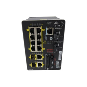 Cisco IE-2000-8TC-G-L IE 2000 Industrial Ethernet Switch, 8 × FE Copper + 2 × GE Combo Uplinks, LAN Lite - Refurbished