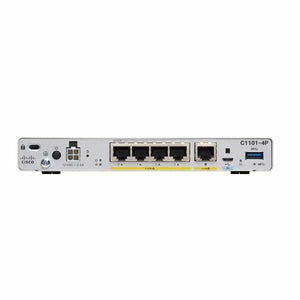 Cisco C1101-4P 1000 Series ISR with 1 × GE WAN and 4 × GE LAN Ports - Refurbished