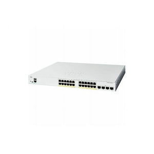 Cisco C1200-24P-4G Catalyst 1200 24-Port Gigabit PoE+ Smart Switch, 4 × SFP, 195W PoE - Refurbished