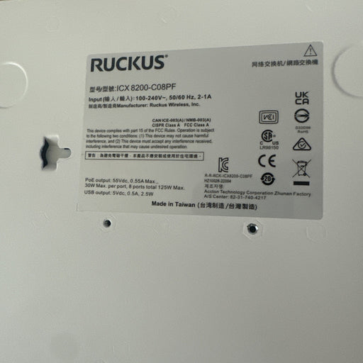 Ruckus ICX8200-C08PF