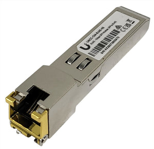 Ubiquiti UACC-CM-RJ45-1G SFP to RJ45 Copper Transceiver Module, 10/100/1000 Mbps, 100m - Refurbished
