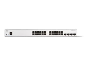 Cisco C1300-24T-4G Catalyst 1300 24-Port Gigabit Managed Switch, 4 × 1G SFP Uplinks - Refurbished