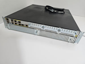 Cisco ISR4351-AX/K9 ISR 4351 AX Bundle Router, 3 × Onboard GE, 3 × NIM, 2 × SM Slots, APP & SEC - Refurbished