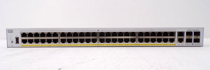 Cisco C1000FE-48P-4G-L Catalyst 1000 48-Port Fast Ethernet PoE+ Switch, 4 × 1G Uplinks, 370W PoE - Refurbished
