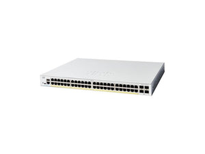 Cisco C1300-48FP-4X Catalyst 1300 48-Port Gigabit PoE+ Managed Switch, 4 × 10G SFP+, 740W PoE Budget - Refurbished