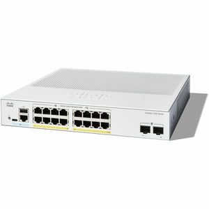 Cisco C1200-16P-2G Catalyst 1200 16-Port Gigabit PoE+ Smart Switch, 2 × SFP, 120W PoE - Refurbished
