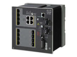Cisco IE-4000-8S4G-E Industrial Ethernet 4000 12-Port Rugged Switch, 8 × FE SFP, 4 × GE Combo Uplinks - Refurbished