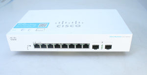 Cisco CBS220-8T-E-2G Business 220 8-Port Gigabit Smart Switch, 2 × 1G SFP Uplinks, Fanless - Refurbished