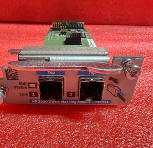Aruba J9733A 2920 2-Port Stacking Module, Stacks up to 4 Switches - Refurbished