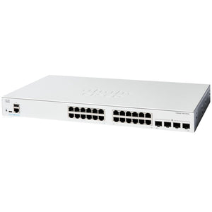 Cisco C1200-24T-4G Catalyst 1200 24-Port Gigabit Managed Switch, 4 × 1G SFP - Refurbished
