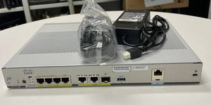 Cisco C1111-4P 1000 Series ISR, Dual GE WAN (1 × GE/SFP Combo), 4 × GE LAN Ports - Refurbished