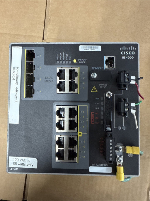 Cisco IE-4000-4T4P4G-E