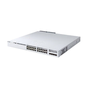 Cisco C9300L-24P-4X-E Catalyst 9300L 24-Port Gigabit PoE+ Switch, 4 × 10G SFP+ Uplinks, Network Essentials - Refurbished