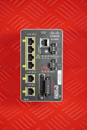 Cisco IE-2000-4T-G-L IE 2000 Industrial Switch, 4 × FE Copper, 2 × GE Copper, LAN Lite - Refurbished
