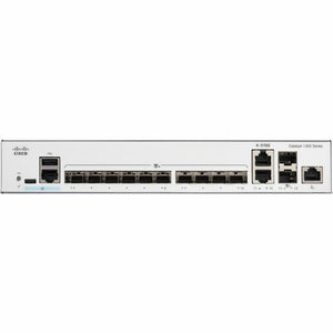 Cisco C1300-12XS Catalyst 1300 12-Port 10G SFP+ Managed Switch, 2 × 10G Copper/SFP+ Combo - Refurbished